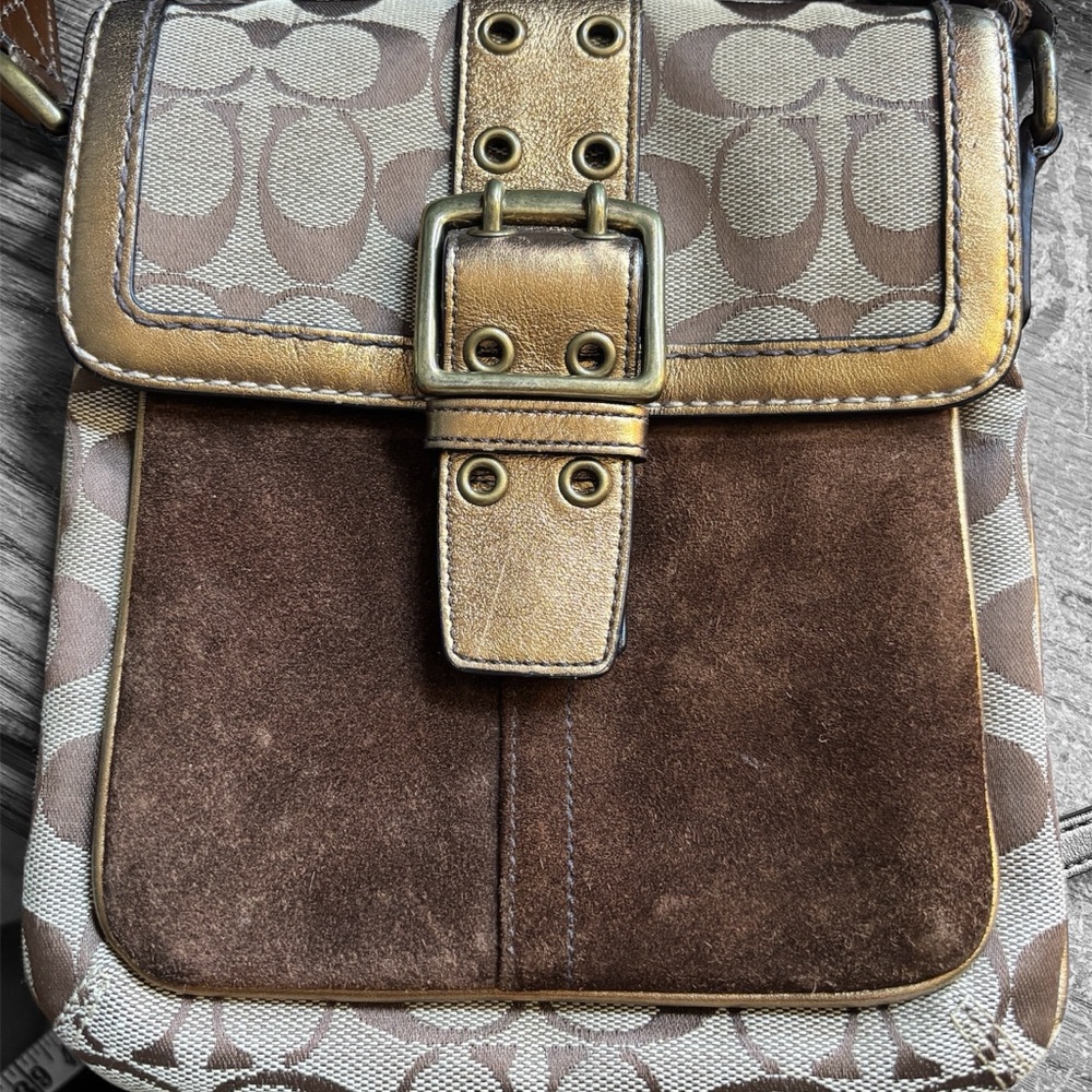 Y2K COACH - Legacy Zip Top Crossbody- E04U-1568, MADE IN USA 🇺🇸 2001 - NICE